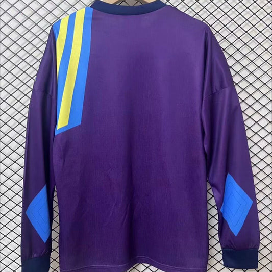 Manchester United Portero Retro 1992 Manga larga Purple