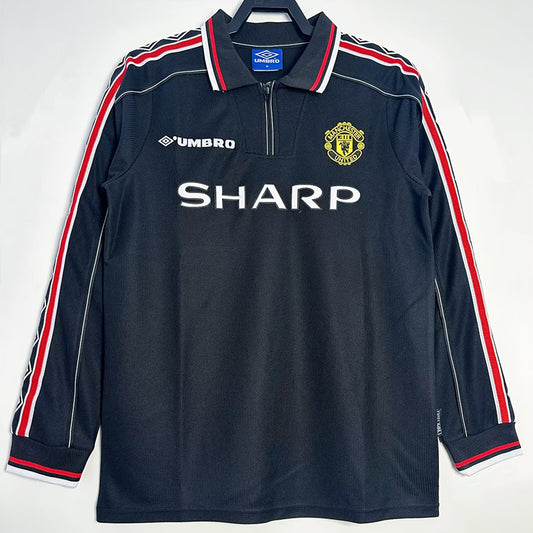 Manchester United Retro Retro 1998 Manga larga