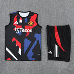 Manchester United 25/26 Pantalon / Shorts Black Tank top and (2)