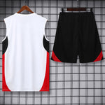 Manchester United 25/26 Pantalon / Shorts White Tank top and (2)