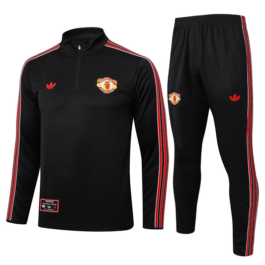 Manchester United 25/26 Chandal / Tracksuit Black B