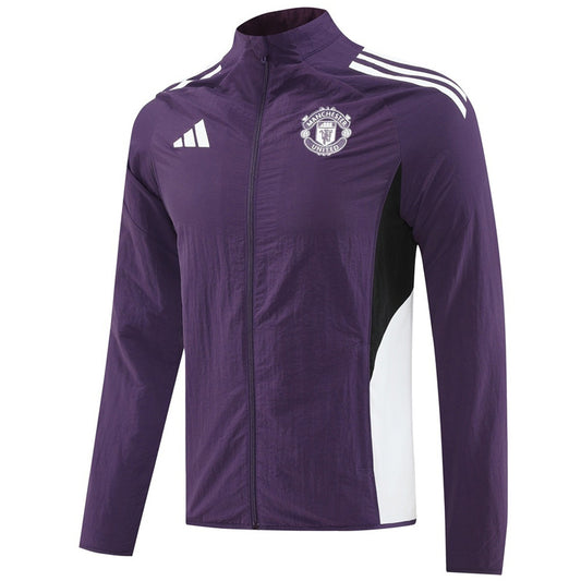Manchester United 25/26 Cortavientos Purple Windbreaker