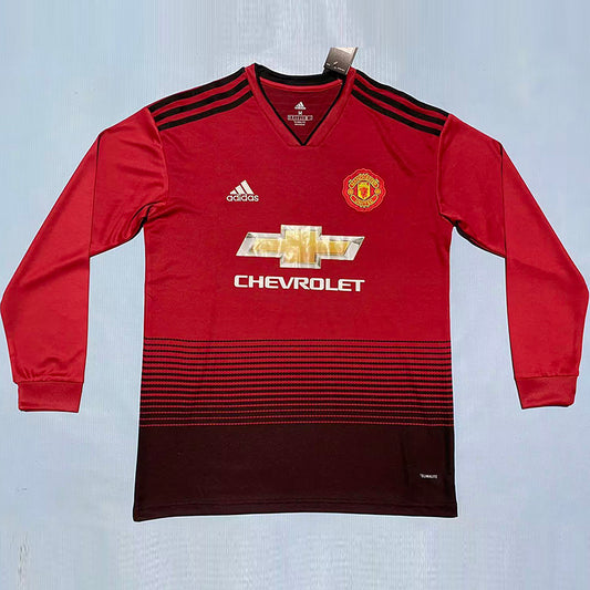 Manchester United Local Retro 2018 Manga larga