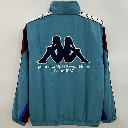 Manchester United Retro Retro 1967 Cortavientos Green Windbreaker