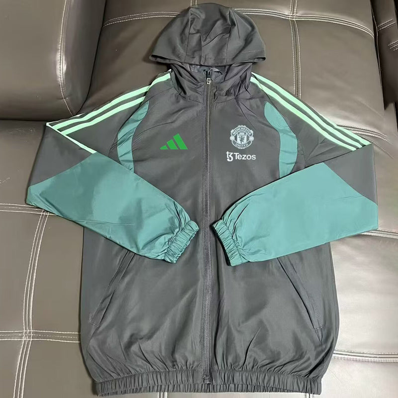Manchester United 26/27 Cortavientos Dark gray Windbreaker