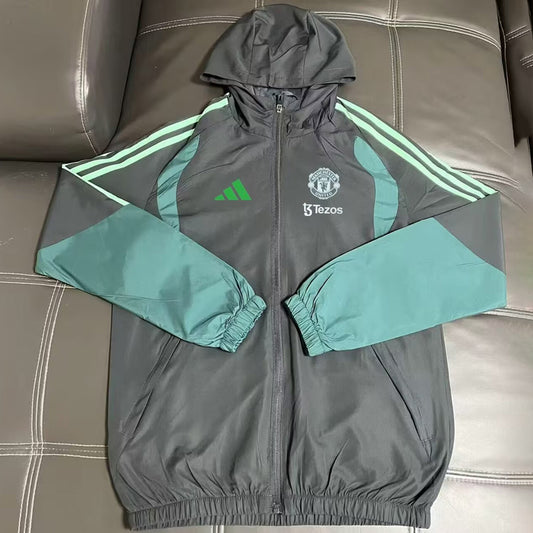 Manchester United 26/27 Cortavientos Dark gray Windbreaker