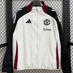 Manchester United 26/27 Cortavientos Black White Windbreaker (2)