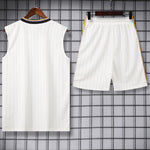 Manchester United 25/26 Pantalon / Shorts White Tank top and (1)