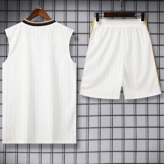 Manchester United 25/26 Pantalon / Shorts White Tank top and (1)