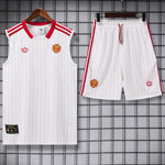 Manchester United 25/26 Pantalon / Shorts White red Tank top and