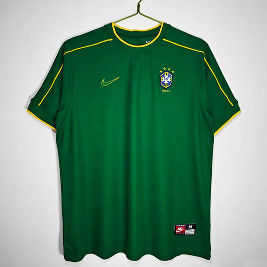 Selección de Brasil Retro 1998 Portero Verde