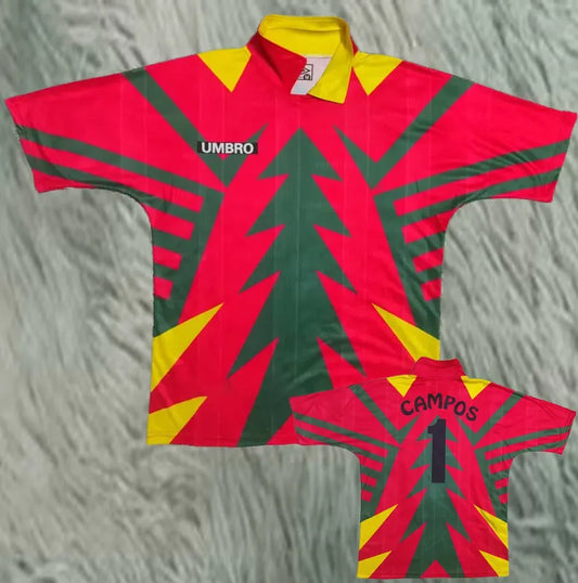 Selección de México Retro Portero Campos #1 Roja Edición Conmemorativa