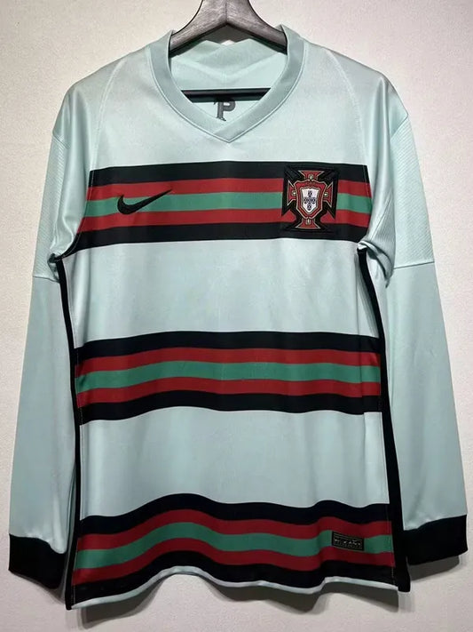 Selección de Portugal Retro 2020/21 Visitante Manga Larga