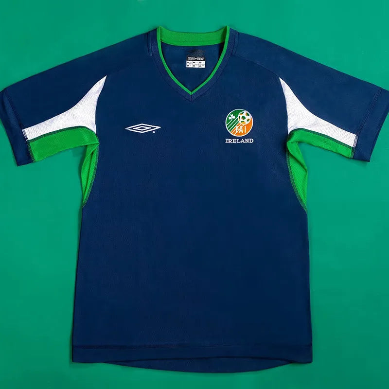 Selección de Irlanda Retro 2002 Entrenamiento Azul Royal