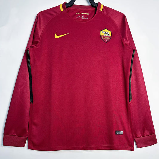 AS Roma Retro Manga Larga 2017/18