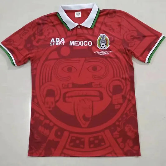 Selección de México Retro 1998 Visitante Roja