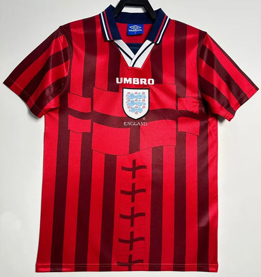 Selección de Inglaterra Retro 1998 Visitante Roja
