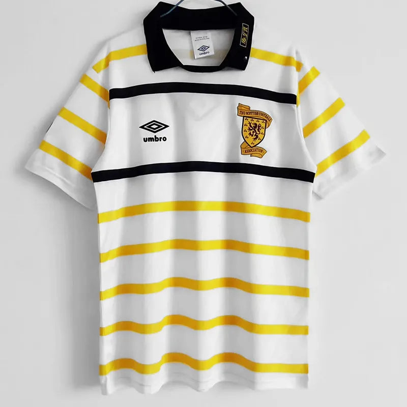 Selección de Escocia Retro 1988/91 Amarilla y Blanca