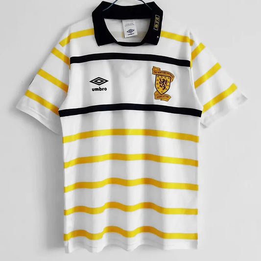 Selección de Escocia Retro 1988/91 Amarilla y Blanca