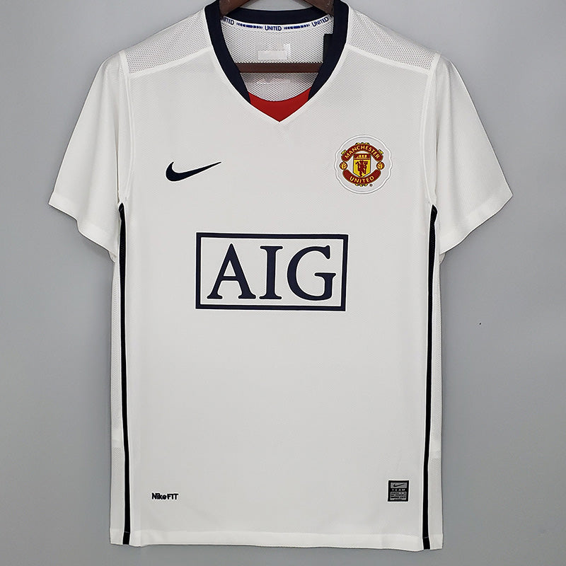 Manchester United Retro 2008/09 (Visitante Blanca)