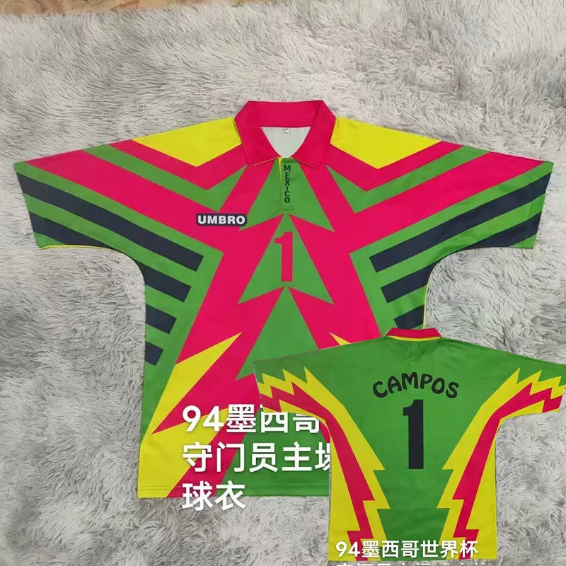 Selección de México Retro Portero Campos #1 1994 Roja