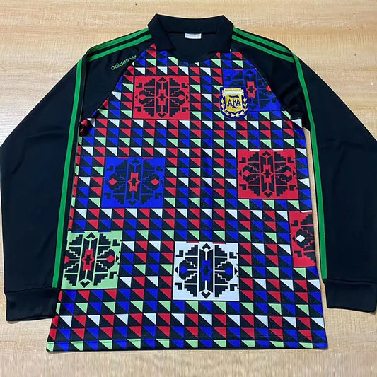 Selección de Argentina Retro Portero 1990 Manga Larga