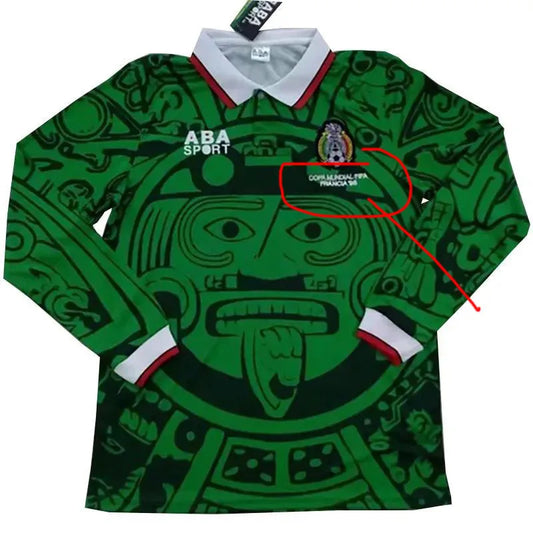 Selección de México Retro 1998 Manga Larga