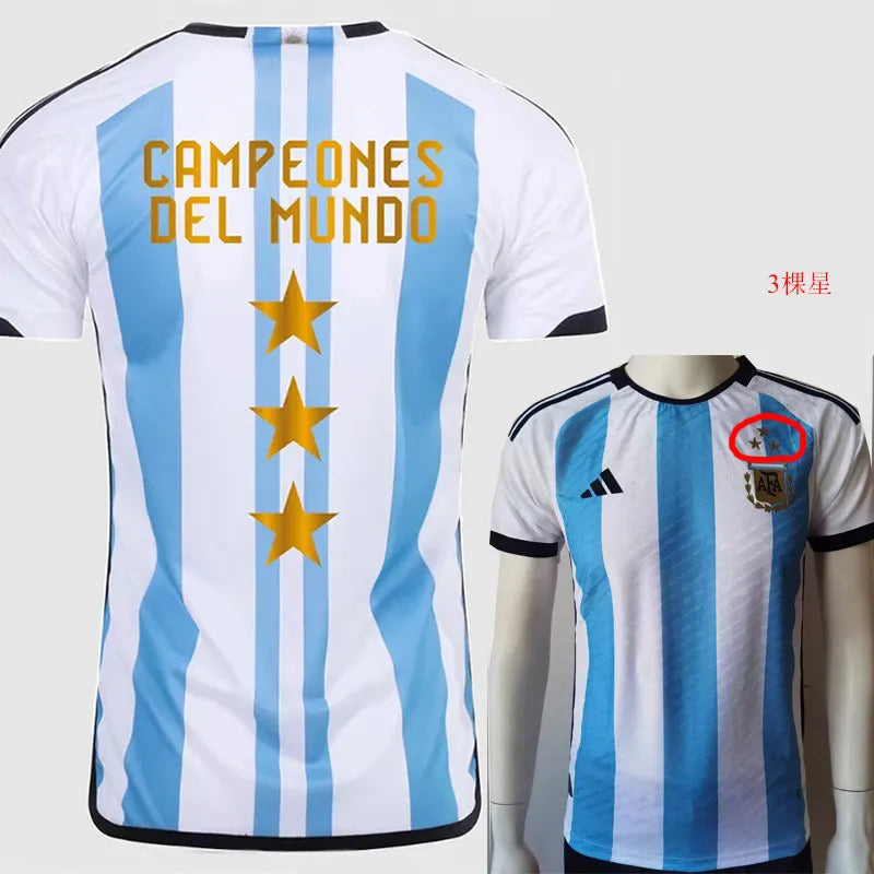 Selección de Argentina Retro Versión Jugador 2022/23 Campeones del Mundo