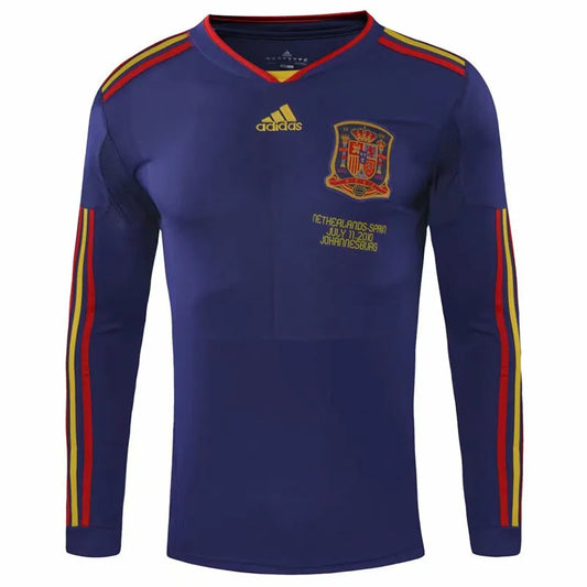 Selección de España Retro 2010 Visitante Final Manga Larga