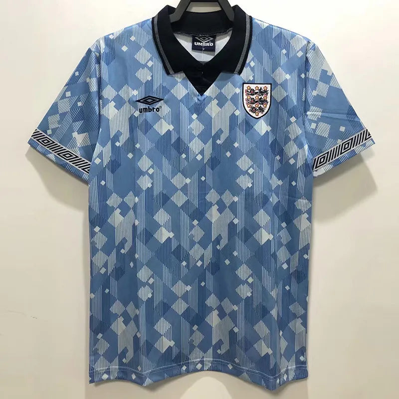 Selección de Inglaterra Retro 1990 Visitante Azul