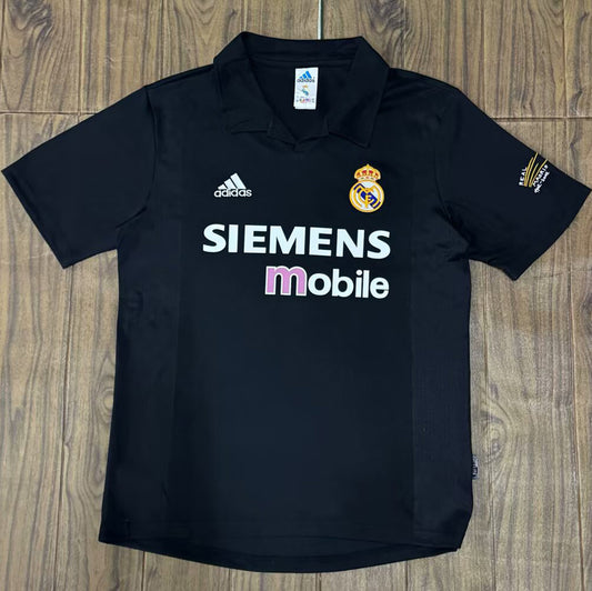 Real Madrid Retro 2002/03 (Visitante Negra)