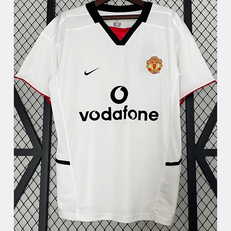 Manchester United Retro 2002/03 (Visitante Blanca)