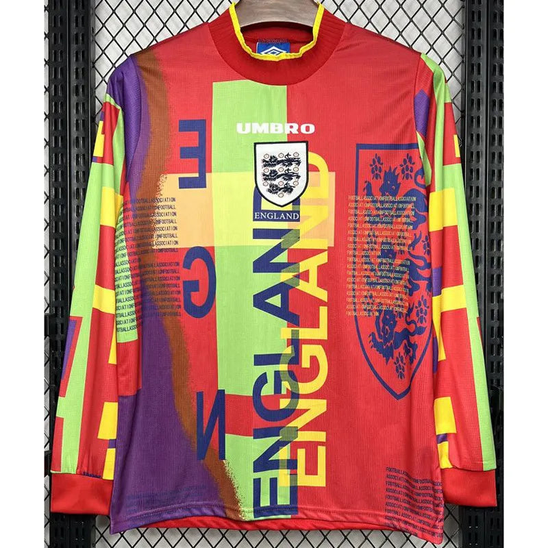 Selección de Inglaterra Retro Portero 1996 Manga Larga