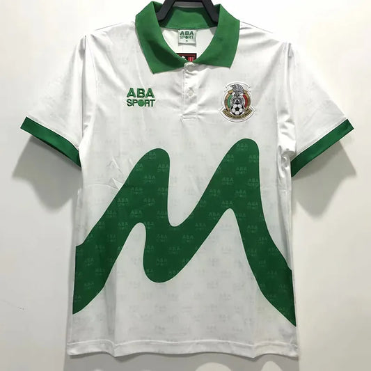 Selección de México Retro 1995 Visitante Blanca