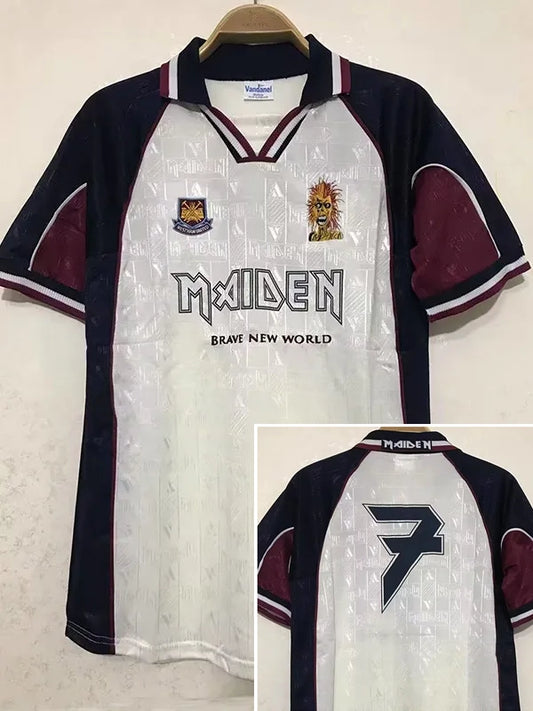 West Ham United Retro 1999 (Iron Maiden #7 Visitante)
