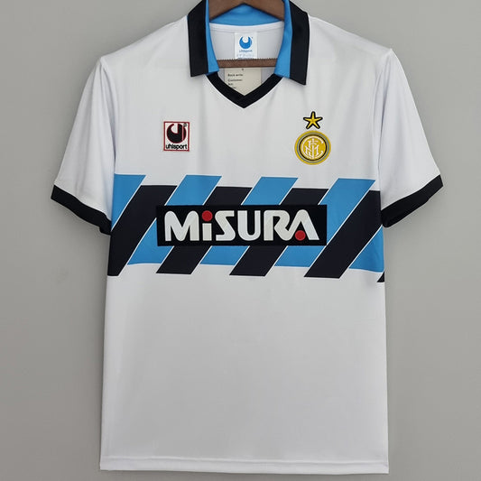 Inter de Milán Retro 1990/91 (Visitante Blanca)