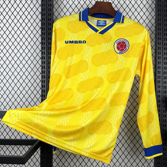 Selección de Colombia Retro 1994 Manga Larga