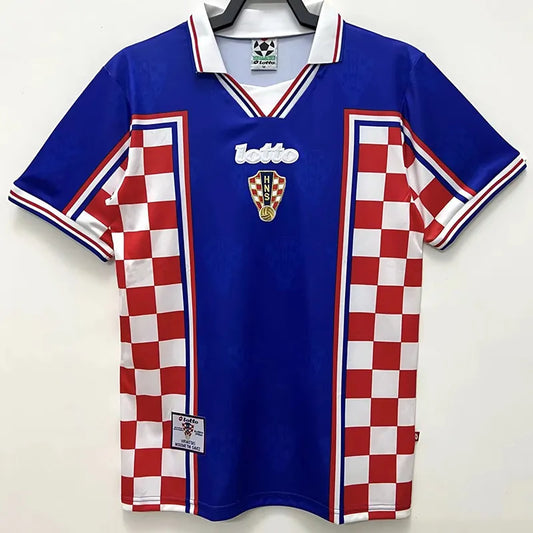 Selección de Croacia Retro 1998 Visitante Azul