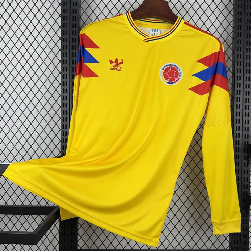 Selección de Colombia Retro 1990 Manga Larga